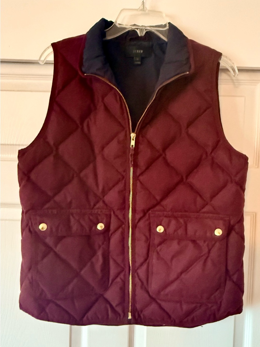J. Crew Quilted Excursion Vest with Down Fill